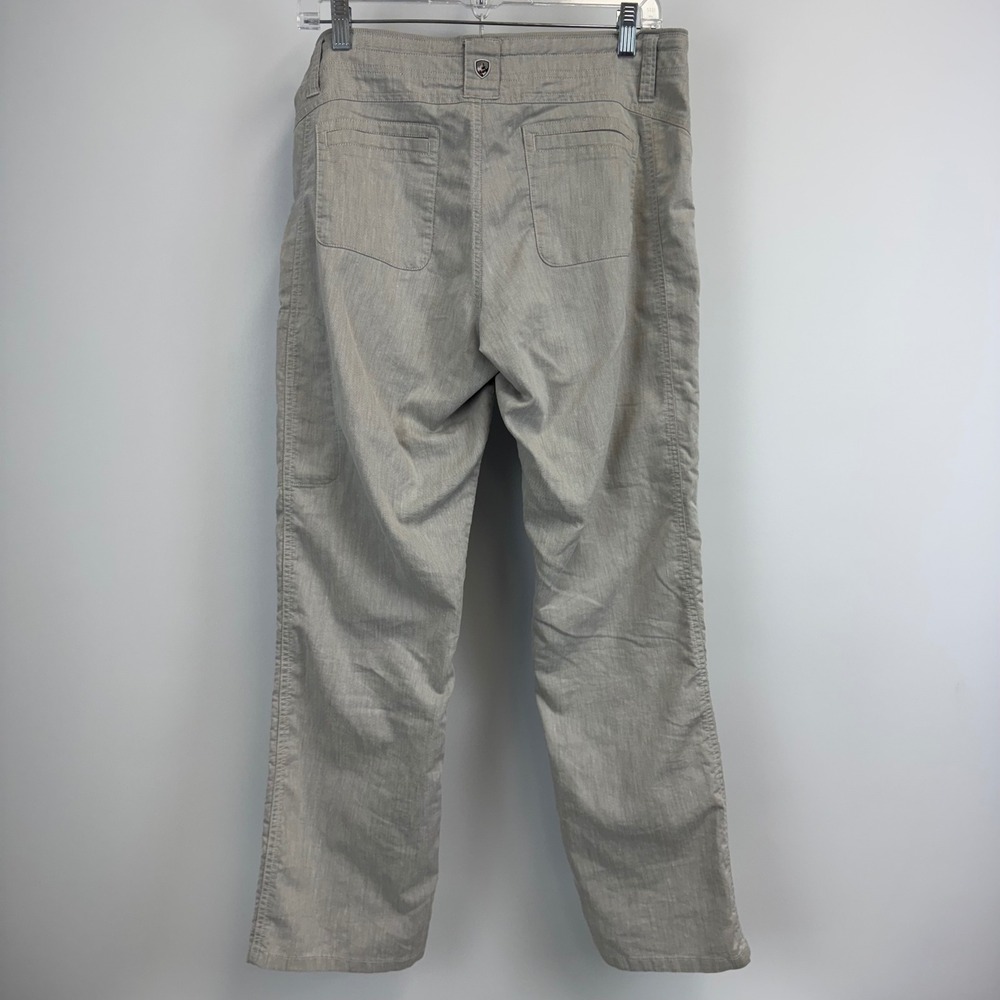 Kuhl Splash Roll-Up Pants Womens 8 Short Gray Herringbone Outdoor Hiking 6272 - Picture 13 of 15